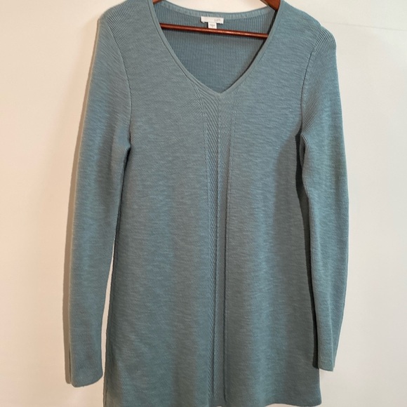 J. Jill - v-neck long sleeve tunic sweater. Size S - Picture 1 of 10